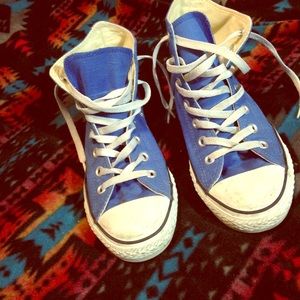 Blue Chuck Taylor High Tops