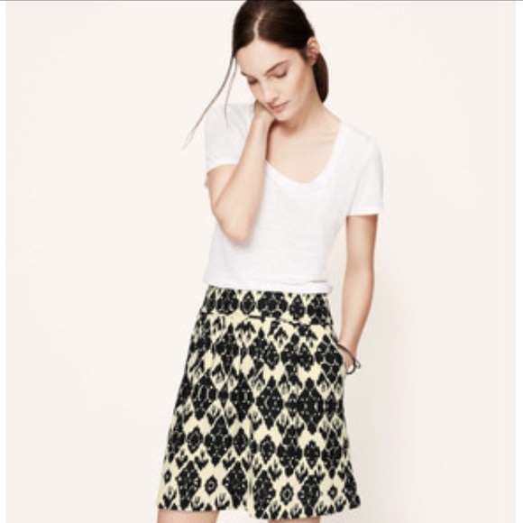 🆕 LOFT Ikat Skirt