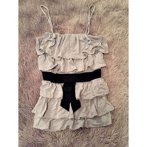 Ruffled camisole