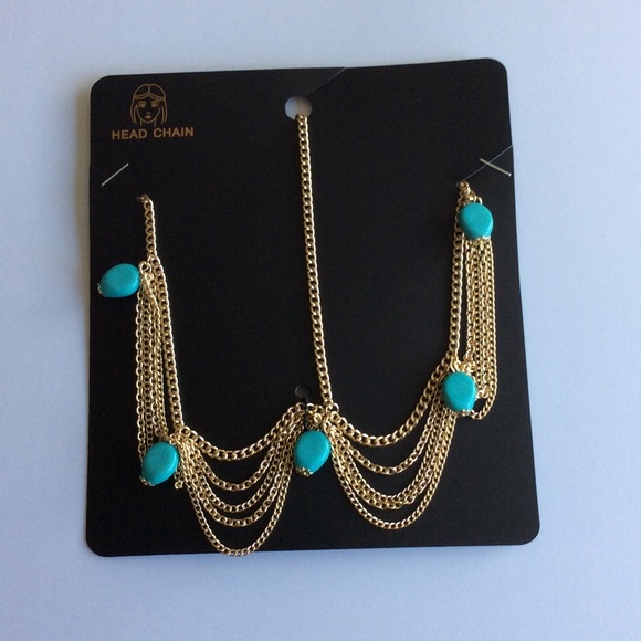 NWT turquoise drop head chain - Picture 2 of 3