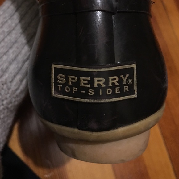 sperry duck boots poshmark