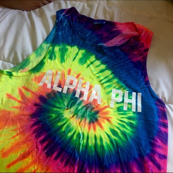 Tye die alpha phi tank