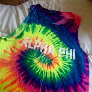 Tye die alpha phi tank