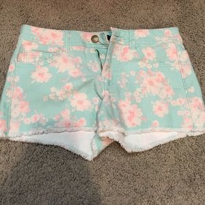 Floral forever 21 shorts!