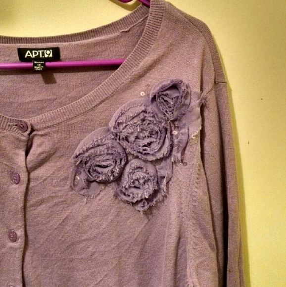 Apt.9 pretty purple sweater
