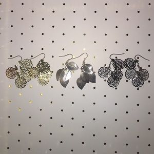 3 Pack Earrings