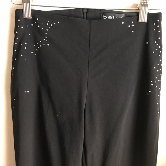 Bebe sz 0 pant w/rhinestones - Picture 5 of 6