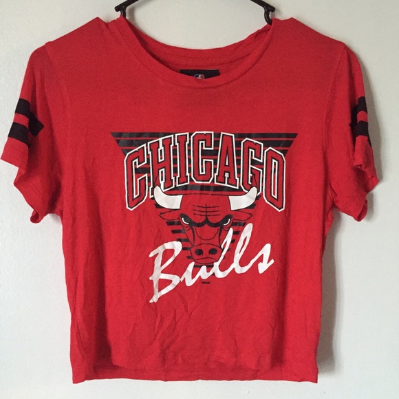 Chicago Bulls tshirt/crop top - Picture 1 of 2