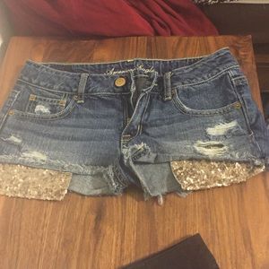 American eagle shorts size 2