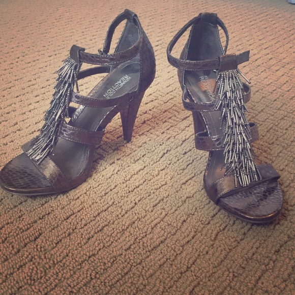 Fringed heels