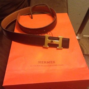 Authentic Hermes belt size 2