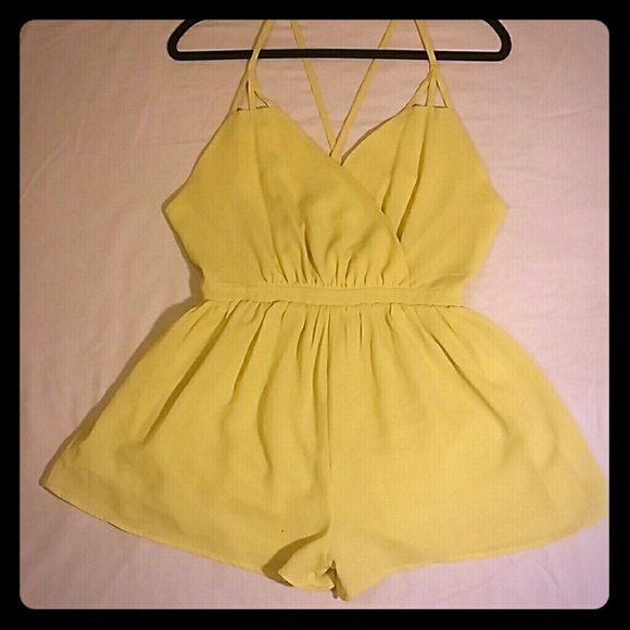 Spaghetti-strap romper