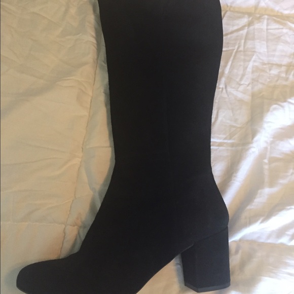 Fun mid rise boots with a heel