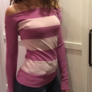 Armani Exchange Off the Shoulder Sweater