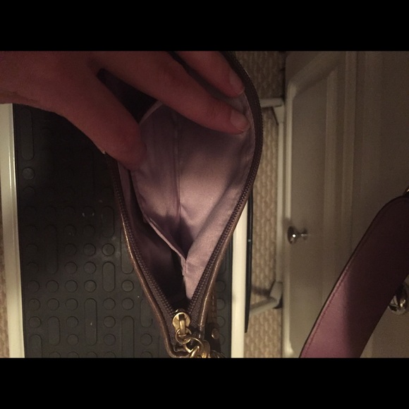 Grey/silver coach wristlet - Picture 4 of 4