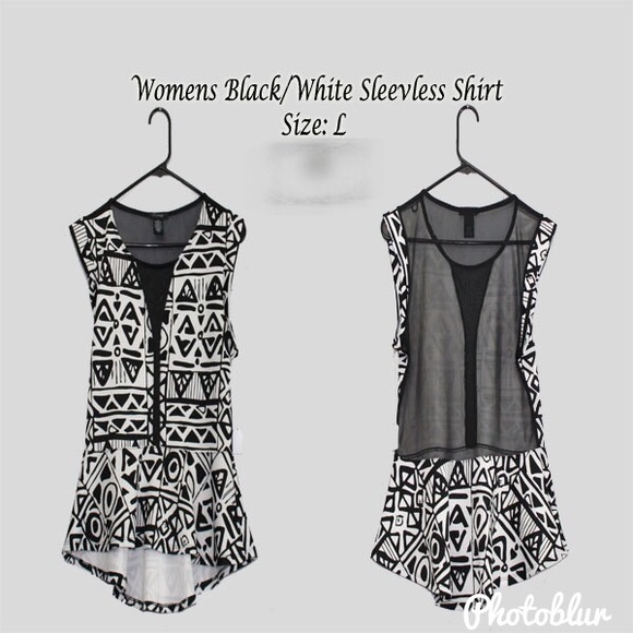 Women's black sleeveless shirt•Recently purchased