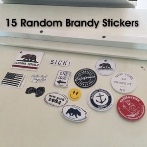 15 random Brandy stickers