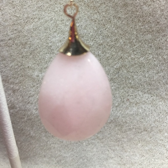 Rose Quartz Faceted Semi-Precious Earrings - Picture 2 of 4