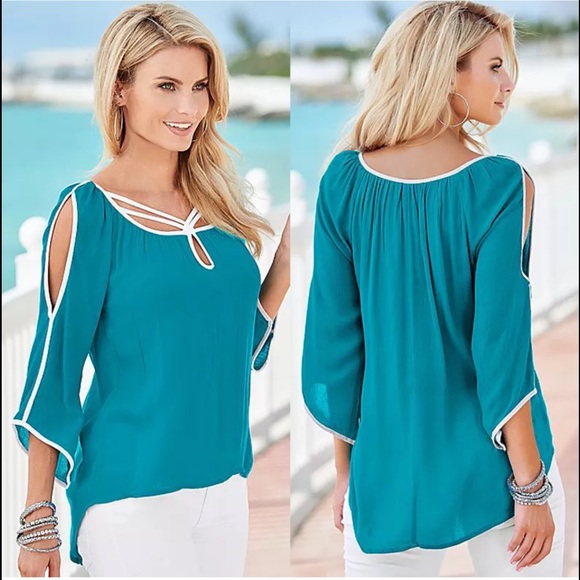 NWT blue fashion shirt size S