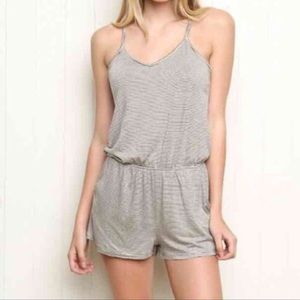 Brandy Melville Striped Romper