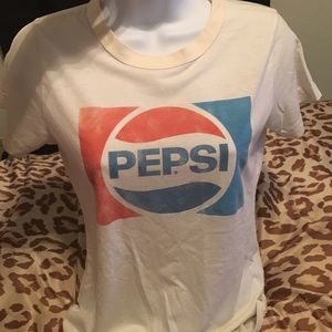 PEPSI distressed tee