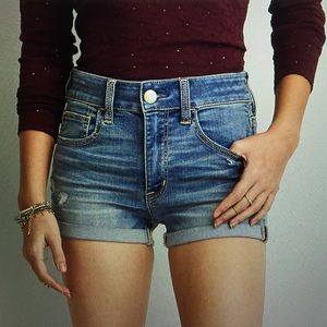 American Eagle Denim Hi Rise Shorts BRAND NEW
