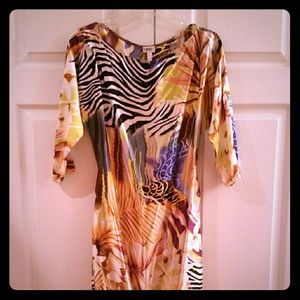 Cache  animal/tropical dress