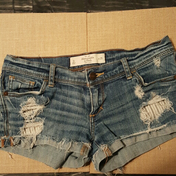 Abercrombie jean shorts