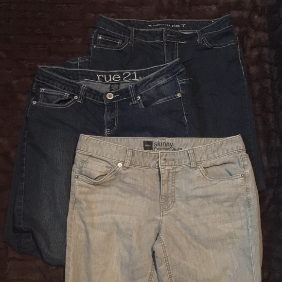 3 pairs of Ladies Jeans size 9/10