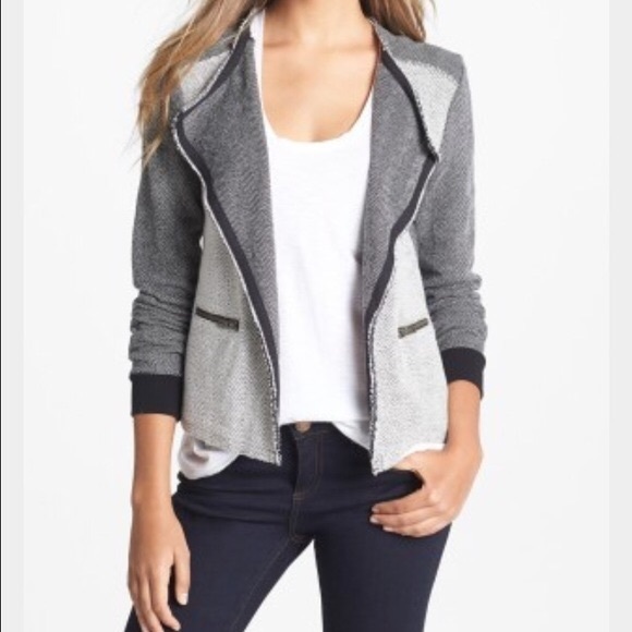 Herringbone Knit Jacket