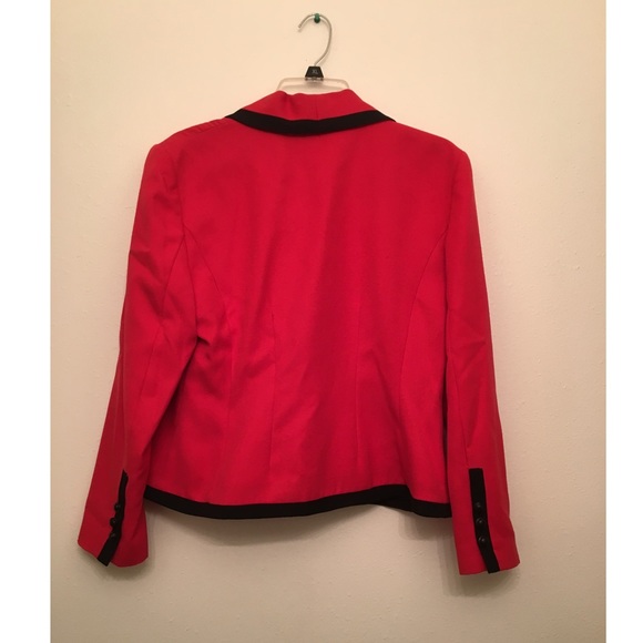 Vintage Red button blazer - Picture 2 of 2
