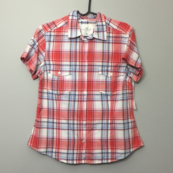 Women's Red Plaid Shirt•Recently Purchased