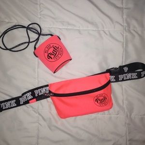 Victoria Secret fanny pack & koozie!
