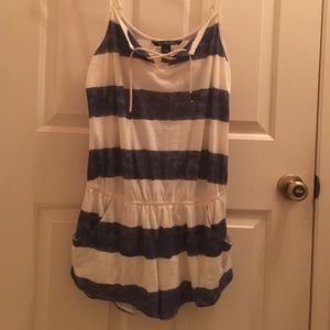 Reduced! 1 hour only! Nautical cotton romper