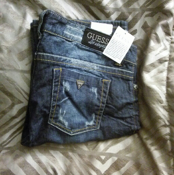 GUESS Daredevil Boot Cut Low Rise Stretch