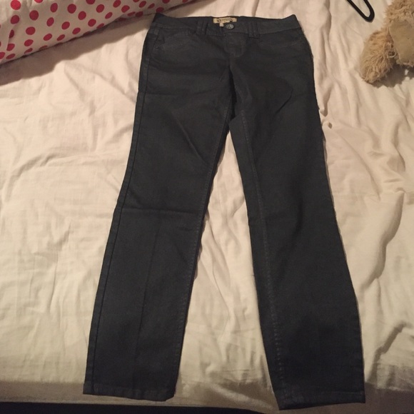 Dark grey skinny democracy jeans