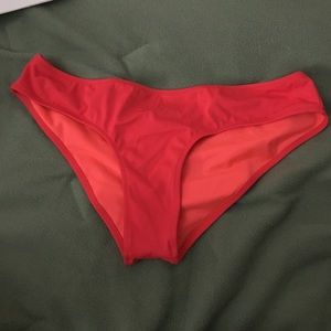 Cute red(slightly pink) hipster cheeky bottoms
