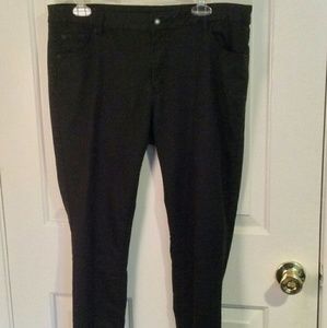 Black Skinny Leg Dress Jeans