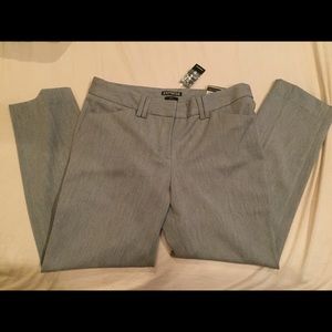 Grey Express "Editor" Ankle Cropped pants