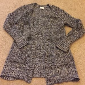 Heathered black American Eagle cardigan
