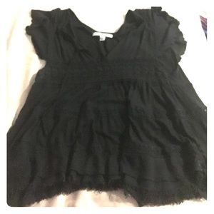 Grey/black shirt with lace