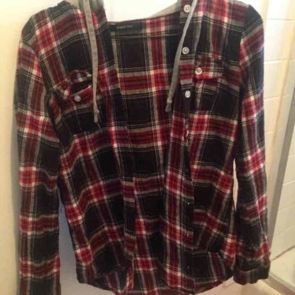 Hooded flannel