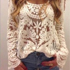 Crochet lace Top