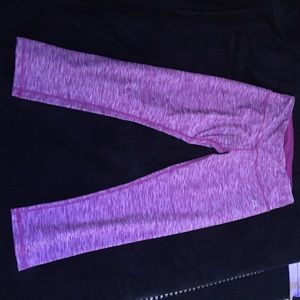 RBX purple / magenta crop yoga pants