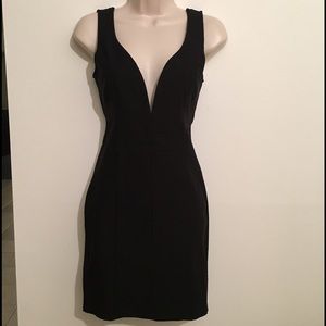 Black Vcut dress