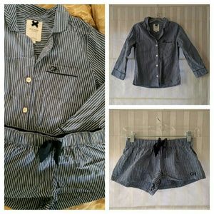 NWOT Gilly Hicks Striped Pajama Set