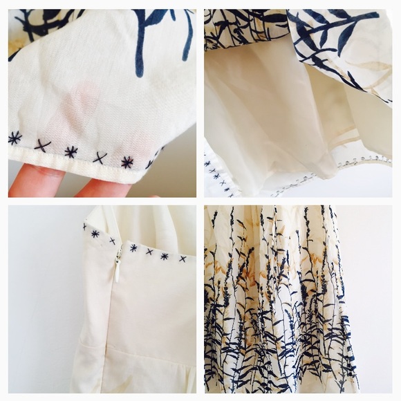 NWOT BCBGMAXAZRIA BEAUTIFUL CREAM DRESS - Picture 4 of 4