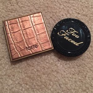 Tarte and too faced bronzer set