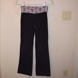 Victoria's Secret Red Sox yoga pants