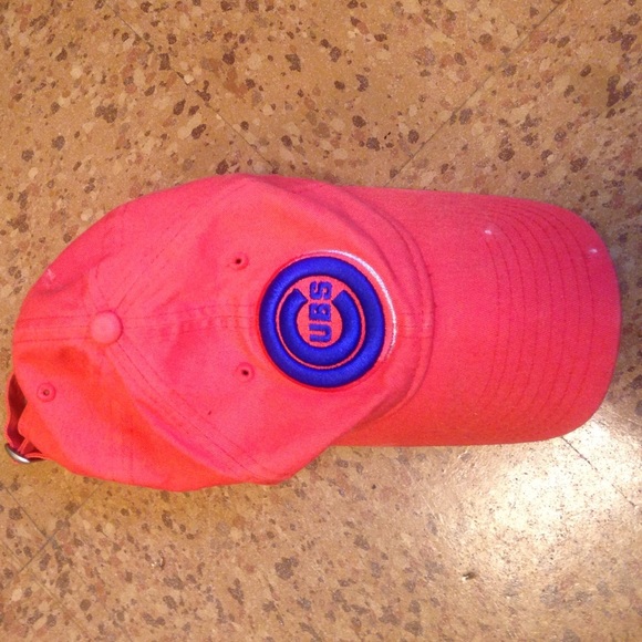 VS pink Cubs hat